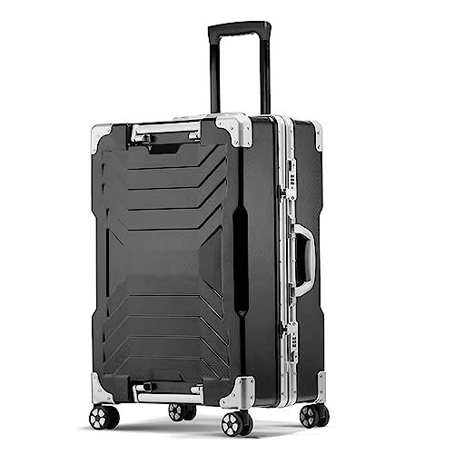 POCHY praktisch Koffer Koffer mit Rollen, leichtes Gepäck, Kratzfest, großes Fassungsvermögen, Handgepäck für Reisekoffer leicht zu bewegen