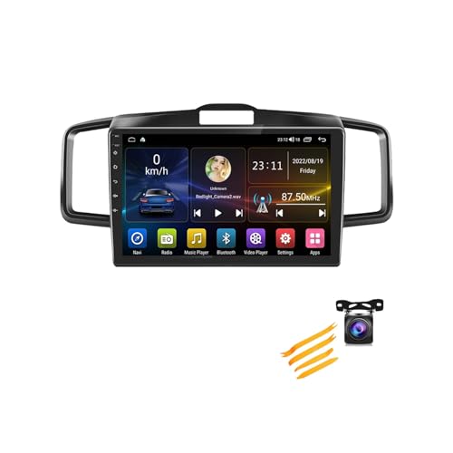 FONALO Autoradio Bluetooth Autoradio mit DAB Navi Android für Honda Bevrijde Spike 2008-2016 Plug-and-Play Auto-Multimedia-Player mit 1080P HD-Touchscreen DAB/GPS (Color : T850 8G+128G)