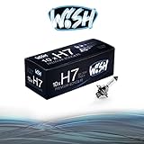 Wish® H7 LongLife 12V 55W PX26d Halogen Glühbirnen Lampen Scheinwerferlampen (Vorteilspack)