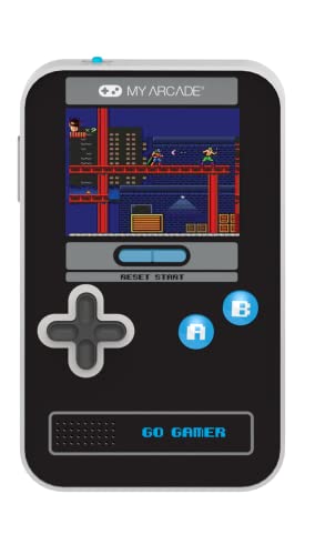 My Arcade Go Gamer DGUN-3913 Spielekonsole mit 300 Spielen, Farbbildschirm (2,5 Zoll)