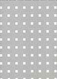 Alberts 467180 Lochblech | quadratische Lochung | Aluminium, silberfarbig eloxiert | 600 x 1000 x 0,8 mm