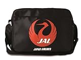 Logoshirt® Japan Airline I JAL I Logo I Umhängetasche I Schultertasche I Retro-Sporttasche I Kunstleder I Querformat I blau I Lizenziertes Originaldesign
