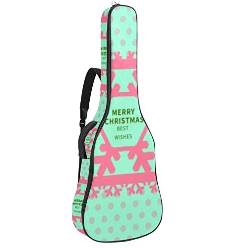 Gitarren-Gigbag, wasserdicht, Reißverschluss, weicher Gitarren-Rucksack, Bass, Akustik- & klassische Folk-E-Gitarrentasche