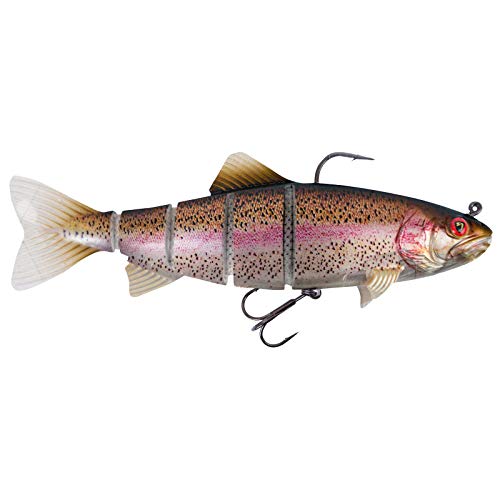 Fox Rage Replicant Trout 23cm 185g Jointed Gummifisch - Swimbait, Farbe:Supernatural Rainbow Trout