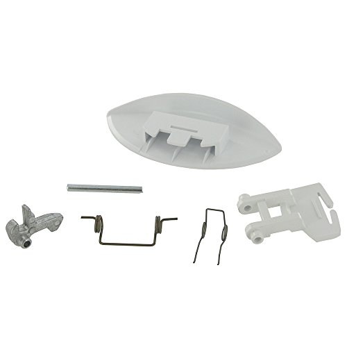 EUROPART Kunststoff Tür Griff Kit kompatibel mit Electra awm1200/Servis m3115 W/m3905 W/m9509 W Typ, weiß
