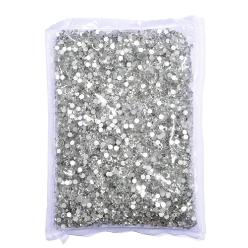 Hotfix Strasssteine Glitzernde, Nicht Hotfix-Strasssteine, Nägel, Kristalle, Nagelzubehör for Nagel-Charms, Kleid, Nagelkunst Strass (Color : SS16-14400PCS)