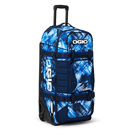 OGIO Rig 9800 Reisetasche mit Rollen, Blue Hash, Blue Hash, 91 Liter, Rig 9800 Reisetasche mit Rollen