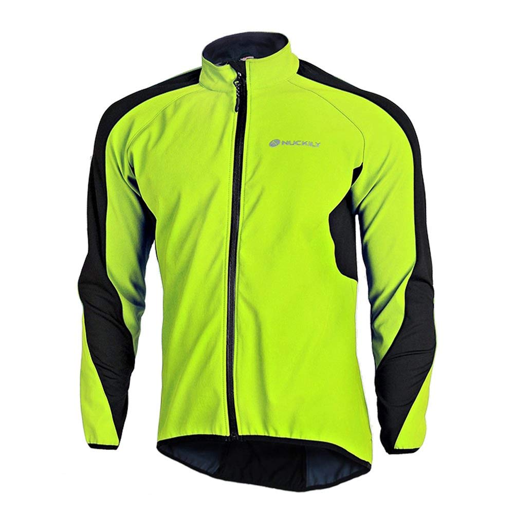Fitsund Herren Fahrrad Jacke Radjacke Langarm Mountainbike Jacket (XL, Grün)