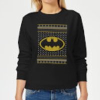 DC Batman Knit Damen Weihnachtspullover - Schwarz - 5XL - Schwarz
