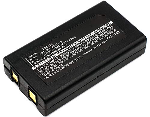 subtel® Ersatz Akku 1814308,W009415 kompatibel mit Dymo LabelManager 500TS LM-500TS Wireless PnP XTL 300 Drucker Ersatzakku 1300mAh Batterie