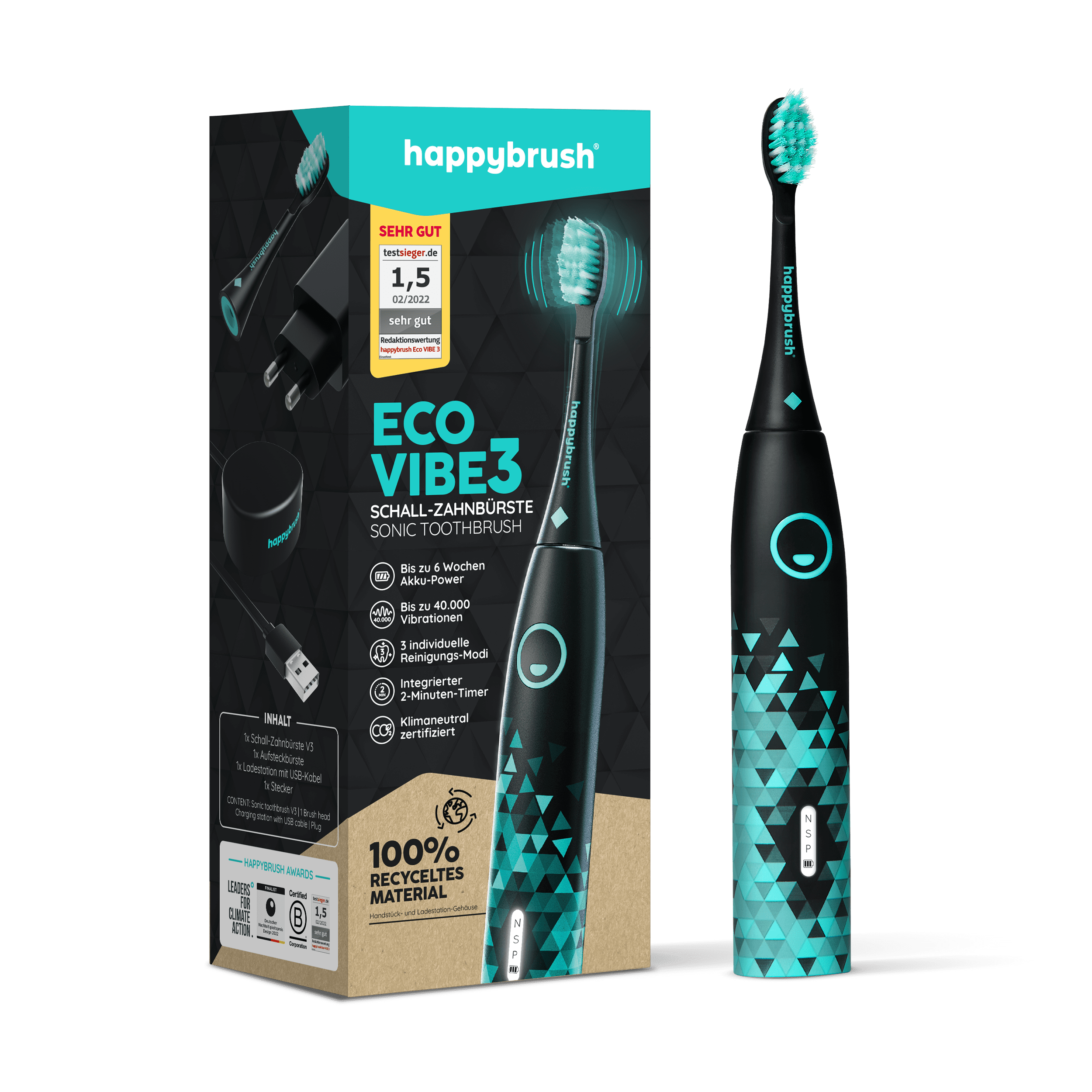 Eco VIBE 3 Set S | Black-Mint
