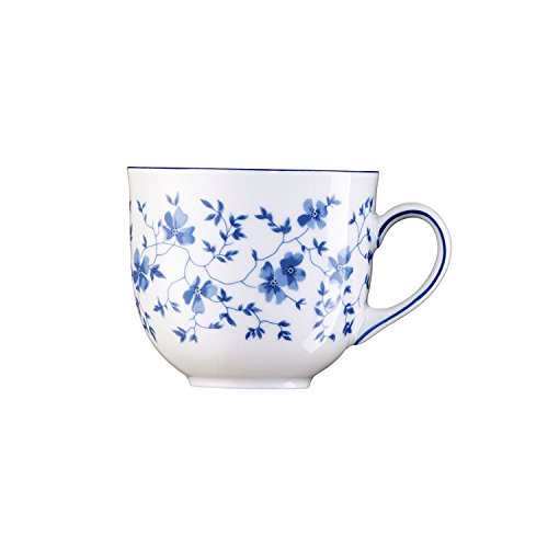 Arzberg Form 1382 Blaublüten Kaffee-Obertasse, Porzellan, White/Blue, 1 Stück (1er Pack)