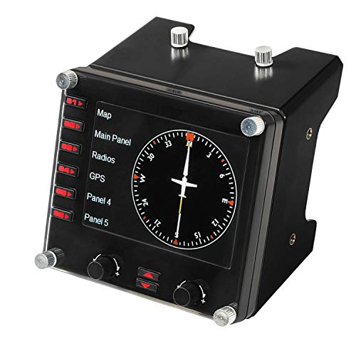 Logitech Saitek Flight Instrument Panel - Professionelle Steuerungseinheit mit LCD Display