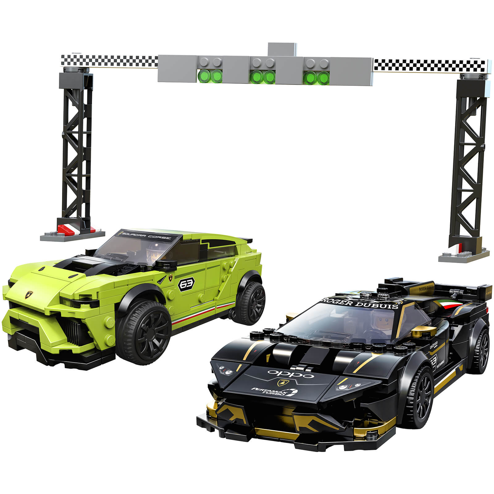 LEGO Speed Champions: Lamborghini Urus ST-X & Lamborghini Huracán Super Trofeo EVO (76899) 2