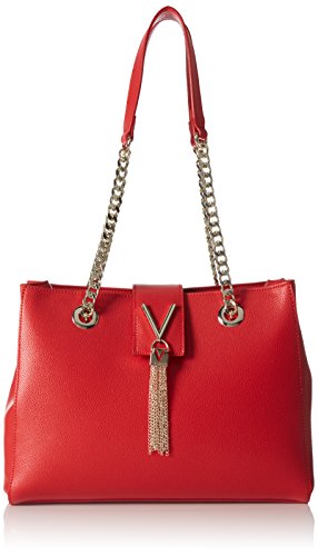 Valentino, Divina Schultertasche 30 Cm in rot, Schultertaschen für Damen