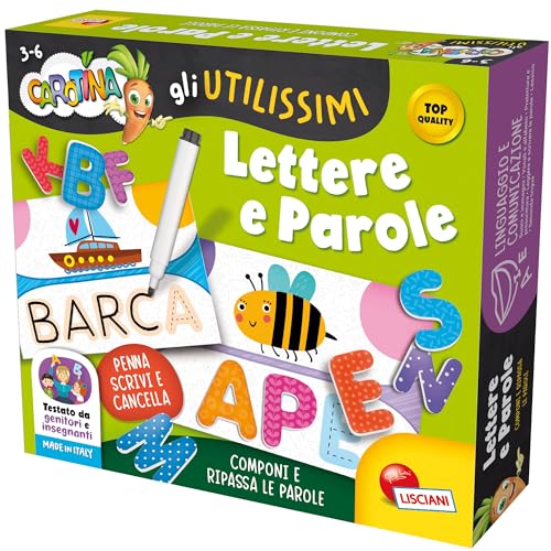 Lisciani Spiele - Carotina Die nützlichen Buchstaben und Wörter