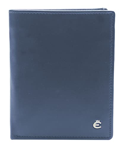 Esquire, Harry Geldbörse Rfid Leder 10 Cm in blau, Geldbörsen für Herren