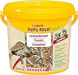 sera Raffy Royal Nature 3,8 L (750 g) getrocknete Fische (50 %) & Garnelen (50 %), artgerechte Abwechslung zum kräftigen Zubeißen mit Anchovies, Futter für Wasserschildkröten
