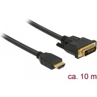 DeLOCK 85657 Videokabel-Adapter 10 m HDMI Typ A (Standard) DVI Schwarz (85657)