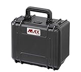 Max MAX235H155.079, wasserdichter Koffer, Schwarz.