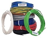 Aderleitung Verdrahtungsleitung - Einzelader flexibel - PVC Leitung - H07V-K 2,5 mm² - Farbe: schwarz - viele Längen in 5 Meter-Schritten lieferbar, Ihre Länge: 100 m 2,5mm2