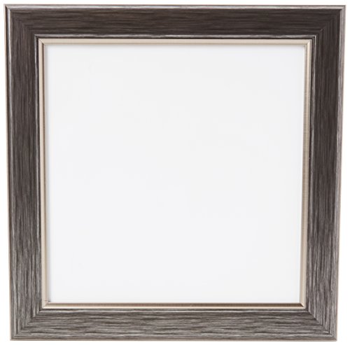 Inov8 Framing Bilderrahmen, gebürstet, klein, 20,3 x 20,3 cm, 4 Stück, Glas, Gunmetal, 9 x 12 x 16 cm
