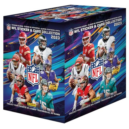 Panini Offizielle 2023 NFL Sticker & Card Collection Booster Box