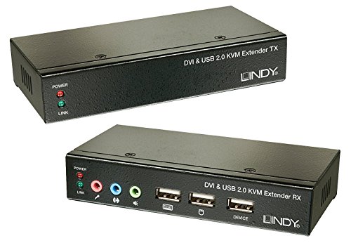 Cat.5 KVM Extender Classic DVI USB Audio, 50m