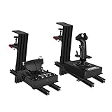 Hikig 2 Set The Desk Mount for The Flight Sim Game Joystick, Throttle and Hotas Systems Fully Support All of Flight Sim Game Hand-Control Devices Compatible with Thrustmaster HOTAS Warthog