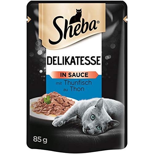 Sheba Delikatesse mit Thunfisch in Sauce | 24 x 85g Katzenfutter