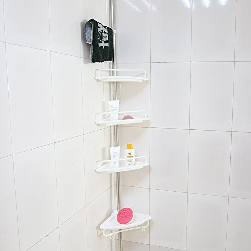 Ejoyous Duschablage, praktisch im Korb Robuste und langlebige Badezimmerablage für Multifunktions für Zuhause