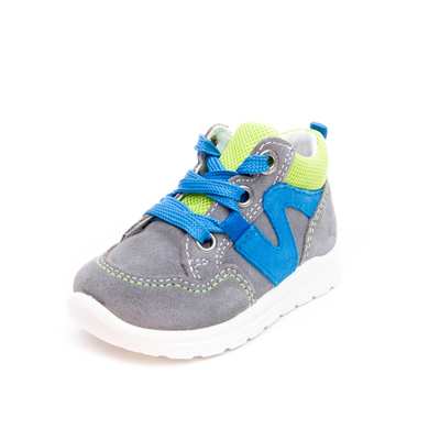 superfit Baby Jungen Mel Sneaker, Grau (Grau/Hellgrün 26), 21 EU