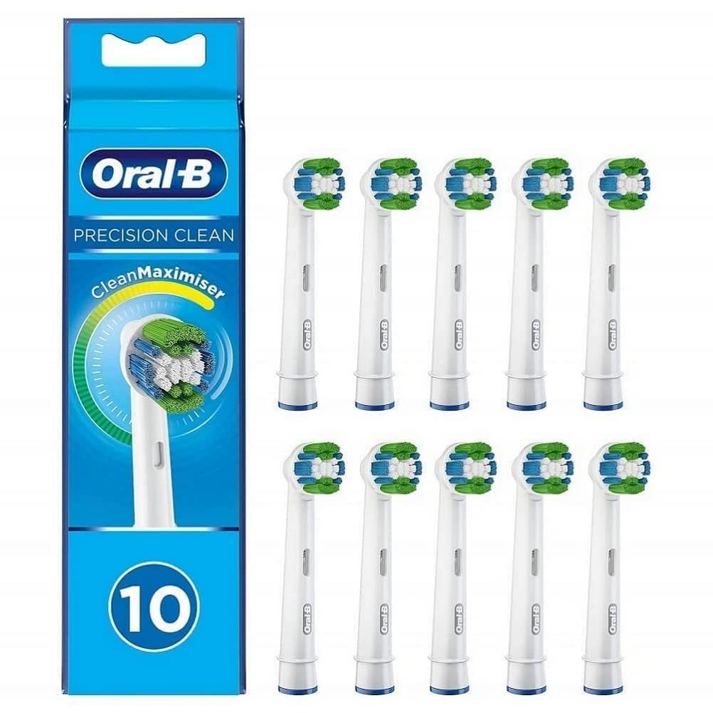 Oral-B Precision Clean Aufsteckbürsten mit CleanMaximiser-Borsten für eine optimale Reinigung, 10 Stück