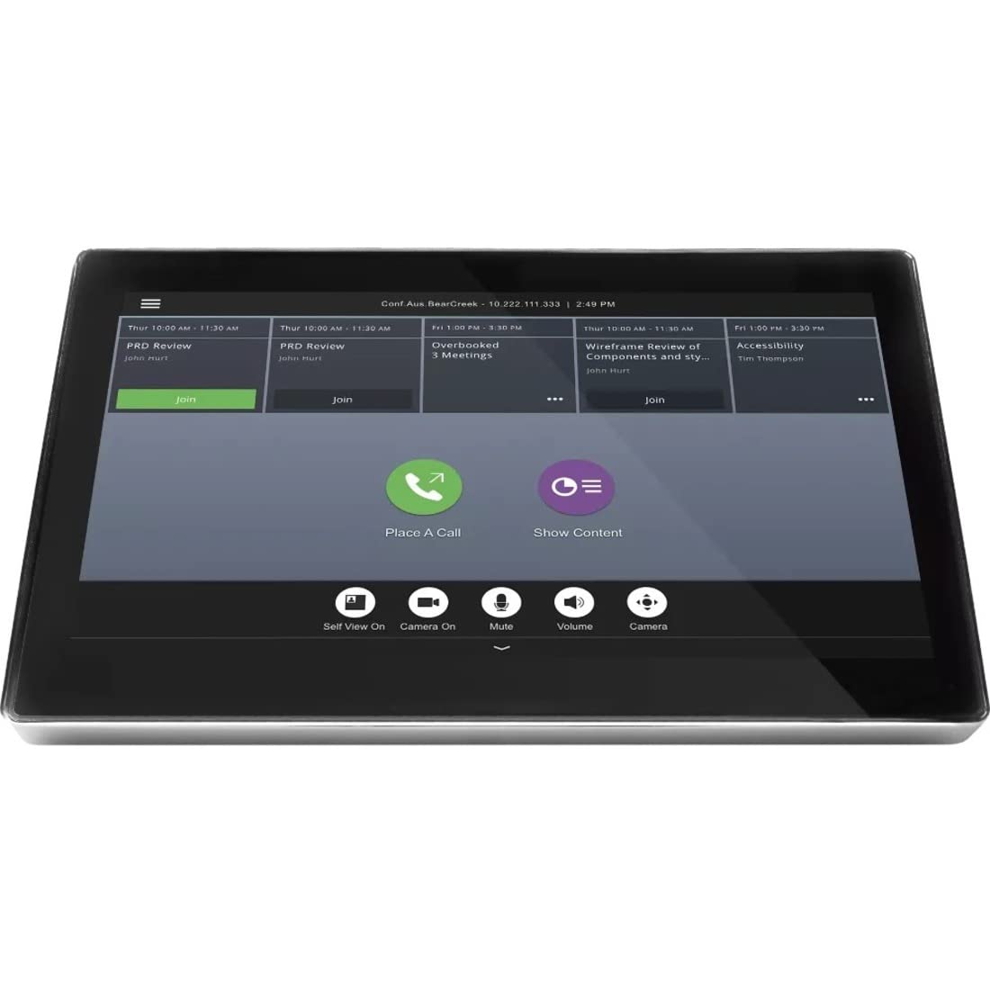Polycom RealPresence Touch Control for Group Series - Silver Trim