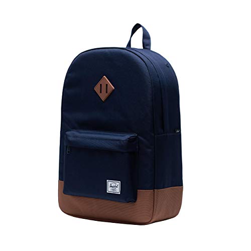 Herschel Rucksack Heritage, Peacoat / Sattel braun (Blau) - 10007-03266-OS