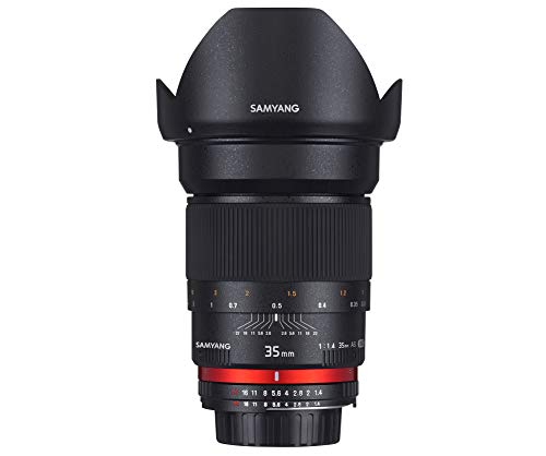 Samyang 35/1,4 Objektiv DSLR Sony E manueller Fokus Fotoobjektiv, Weitwinkelobjektiv schwarz