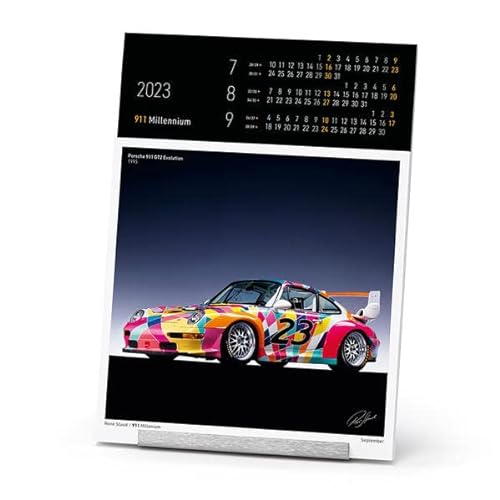 Porsche Kalender 2023 - 911 MILLENNIUM - René Staud: ART-inabox® Tischkalender