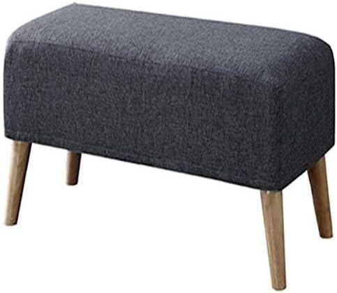 Fußhocker, Ottomane, Fußstütze, Wechselschuhe, Hocker, Sofa, Hocker, Stoff, Sofa, Schritte, Hocker, Fußhocker, Hocker, Holz, modern, Abnehmbarer Fußhocker (Farbe: 1) (Null 7)