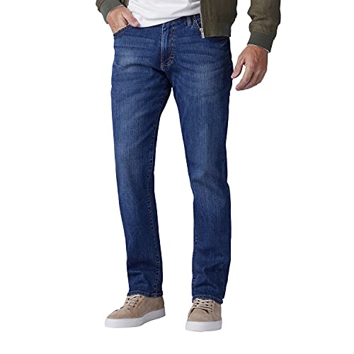 Lee Herren Performance Series Extreme Motion Straight Fit Tapered Leg Jeans - Blau - 42W / 32L