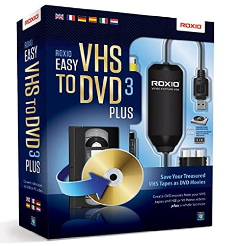 Roxio Easy VHS to DVD 3 Plus Videoschnittsoftware für Apple iPad/iPod Touch/iPhone und Android
