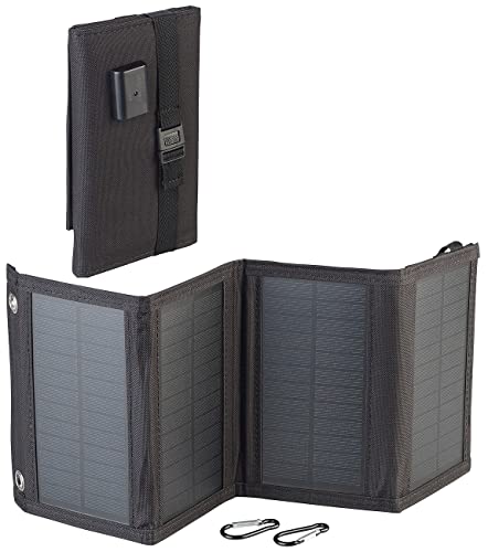 reVolt Solarpanel Smartphone: Mobiles 10-Watt-Falt-Solarpanel mit USB-Ausgang, 5 V, 2 A, IP65 (Solarpanel Handy)