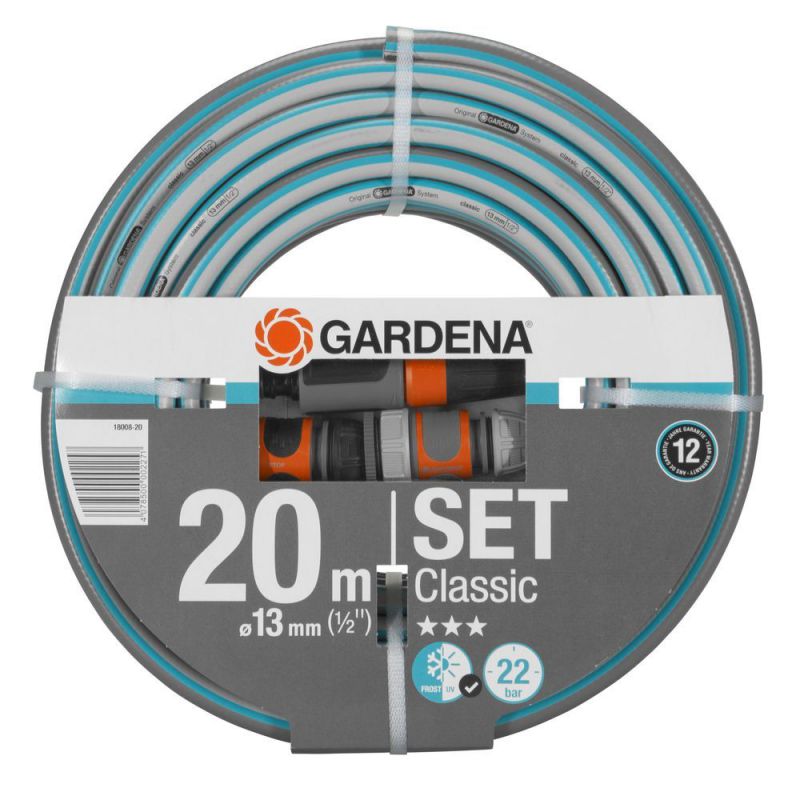 GARDENA 18008-20 Classic-Schlauch 20 m im Set