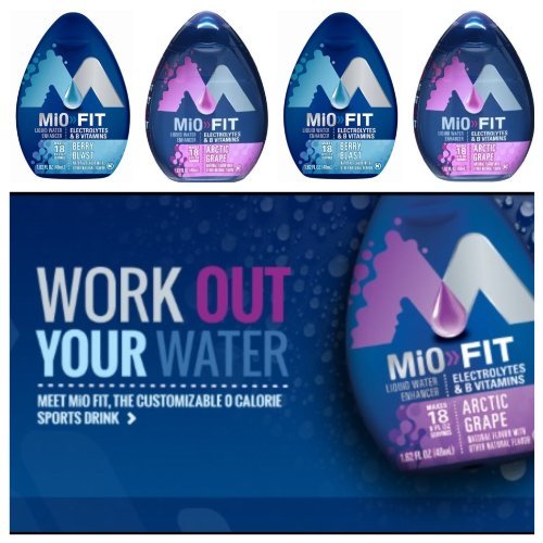 Mio Water Enhancement - Variety (Pack of 4) (Mio Fit Variety) by Mio