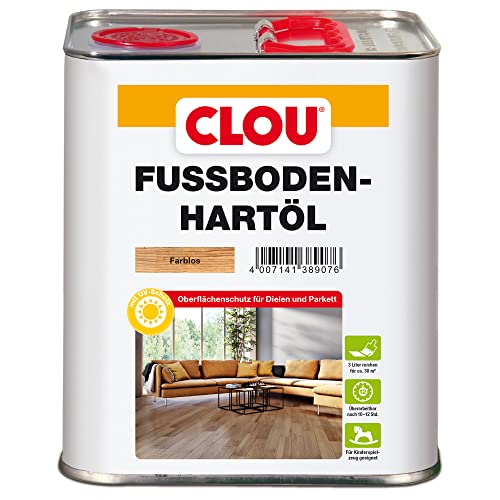 Clou Fußboden Hartöl 3 l, farblos