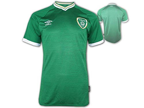 UMBRO Irland Heim Trikot 20-22 grün FAI Ireland Home Shirt Fan Jersey Eire, Größe:XL