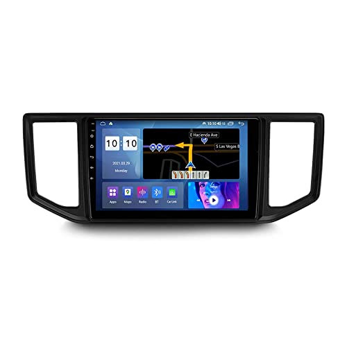 Android 10.0 Autoradio Doppel Din Radio für VW Crafter 2017-2021 GPS Navigation 9'' Multimedia Player Bluetooth Video Receiver mit 4G WiFi SWC DSP USB Carplay