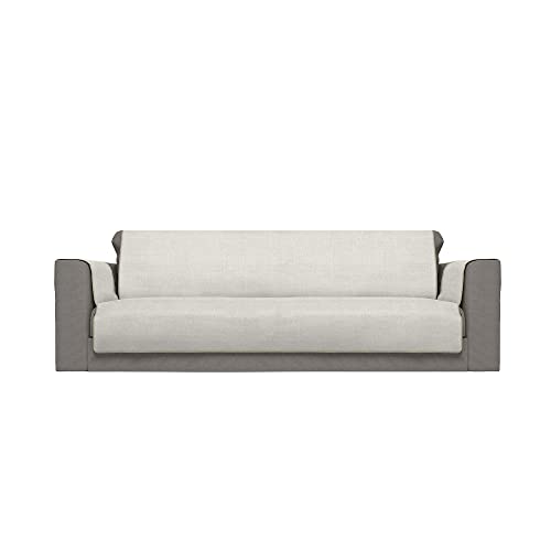 Italian Bed Linen CD-COMFORT-PANNA-4P Komfort-Antigleiten-Sofa-Decke,4 Plätze, Creme