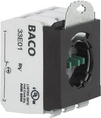 BACO Kontaktelement mit Befestigungsadapter 2 Öffner, 2 Schließer tastend 600 V 334E22 1 St. (BA334E22)