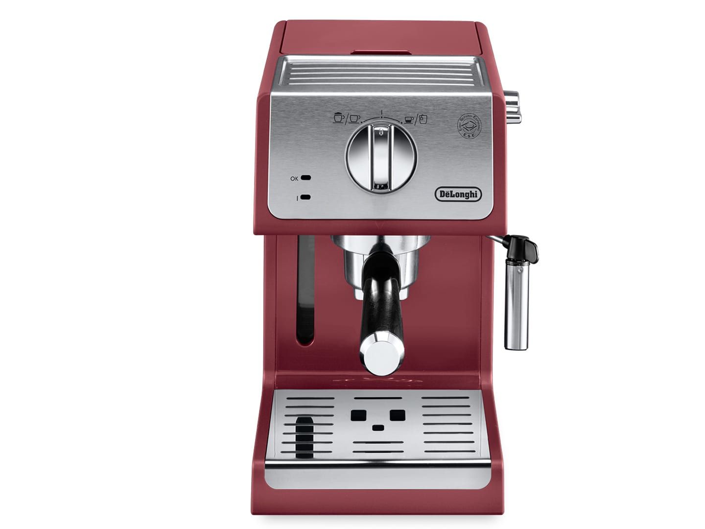 ECP33.21.R Active Line Siebträger Kaffeemaschine 1100 W (Rot) (Rot)