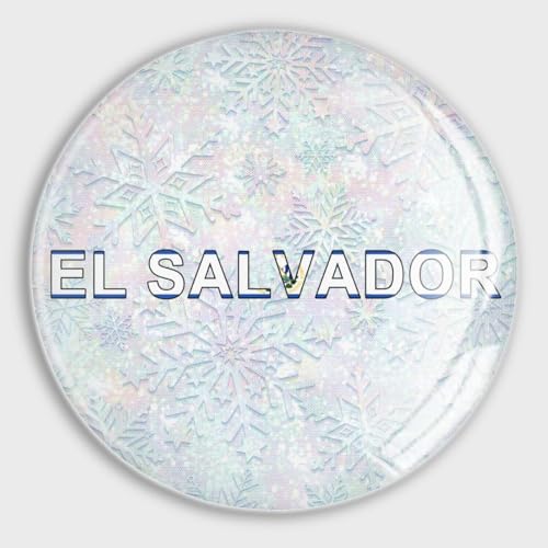 Evans1nism Kühlschrankmagnete aus Glas, starke Magnete mit Aufschrift "It's in My DNA El Salvador", niedliche Kühlschrankmagnete, internationaler Urlaub, patriotische Kühlschrankmagnete für Handwerk,